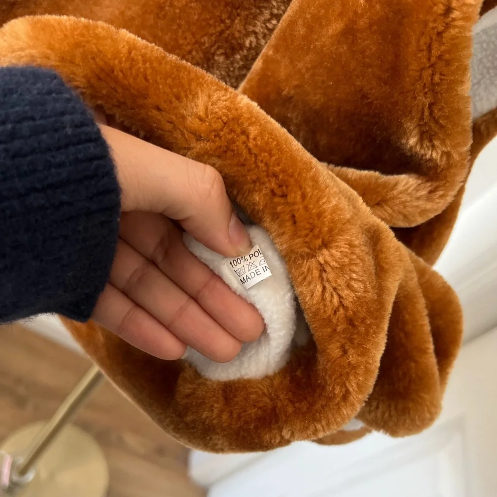 Kids Animal Vest Sleeveless Winter Hooded Girls | 8-12Y - Picture 7 of 12